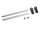 BoomRacing 82mm Stainless Steel Adjustable Rear Lower Link Spline Shaft for BRX01 AWB 2XL Rails 305-325mm / 12.0"-12.8" (2) for