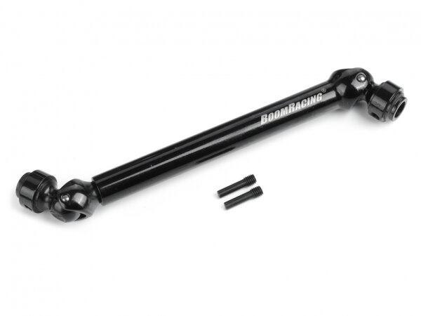BoomRacing KUDU Heavy-Duty 105.5-148.5mm Steel CVD Center Drive Shaft (1) for BRX01 AWB BRKD003-116