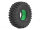 BoomRacing HUSTLER M/T Xtreme 1.9" MC2 SNAIL SLIME Super Soft 4.75"x1.75" / 120x44.5mm RC Crawler Tire + Rock Monster Green Foam