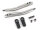 BoomRacing Stainless Steel Adjustable Rear Lower Link Barrel L&R for BRX01 AWB Link for BRX01 AWB BRLC70232