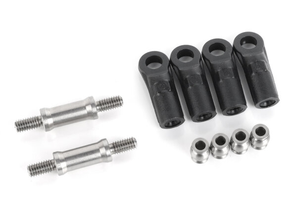 BoomRacing Stainless Steel Rear Upper Link (2) for AWB Link for BRX01 AWB BRLC70228