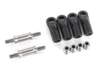 BoomRacing Stainless Steel Rear Upper Link (2) for AWB...