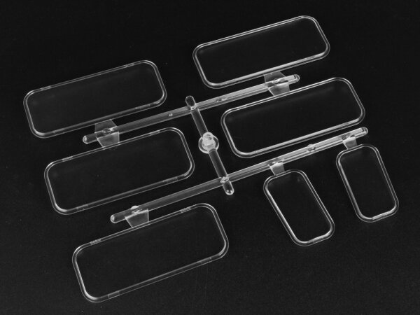 BoomRacing Side Window Set for Series Land Rover 109 for BRX02 109 BRX02403