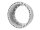 BoomRacing ProBuild 1.9" Alum 15mm Notched Wheel Barrel (1) Flat Silver BRPROB-23FS