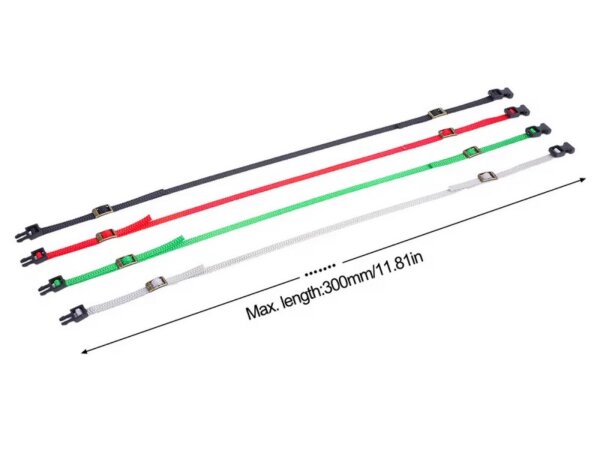 CRM Spanngurte Befestigungsgurte 1/10 - 2 Stück  3mm breit ca. 30cm lang