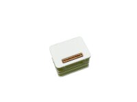 CRM Alu Transportbox - Zargesbox mit Metallscharnieren Magnetverschluss Gross flach