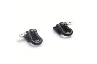 CRM Tow Shackles 1/10 Scale – Red or Black – 1 Pair red