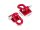 CRM Tow Shackles 1/10 Scale – Red or Black – 1 Pair red