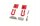 CRM Tow Shackles 1/10 Scale – Red or Black – 1 Pair red
