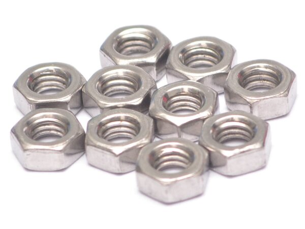 Team Raffee & Co 304 Stainless Steel Hex Nuts M4 (10) TRC/S05003M4