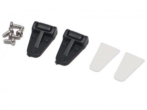 Team Raffee & Co Rubber Hood Hinge for TRX4 Land Rover (2) Black for Traxxas TRX-4 TRC/302452