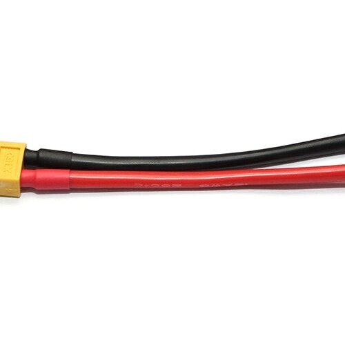 Team Raffee & Co XT60 Male W/12awg Silicon Wire 10cm - WRA0053
