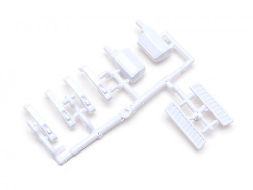 Team Raffee & Co Rear Mirror, Door Handle & Hood Vent for Comanche 1/10 Pickup Truck Hard Plastic Body TRC/320355D