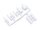 Team Raffee & Co Rear Mirror, Door Handle & Hood Vent for Comanche 1/10 Pickup Truck Hard Plastic Body TRC/320355D