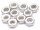 Team Raffee & Co Aluminum Steel Hex Nuts M2 (10) Silver TRC/S05001M2S
