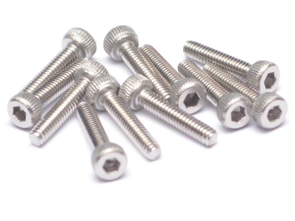 Team Raffee & Co 304 Stainless Steel M2x10mm Hex Socket Cap Head (10) TRC/S052010CH