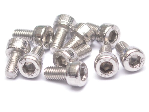Team Raffee & Co 304 Stainless Steel M3x6mm Hex Socket Cap Head (10) TRC/S053006CH
