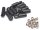 Team Raffee & Co M4 Nylon Rod Ends (Straight) 21.8MM w/ Steel Pivot Ball (5.8x3x7.4mm) (10) BRQ90337