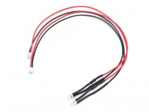 Team Raffee & Co 3mm 6-12V LED Unit Set  with JST ZH1.5  Wire Length 20 cm (2 Purple LEDS) TRC/302569P