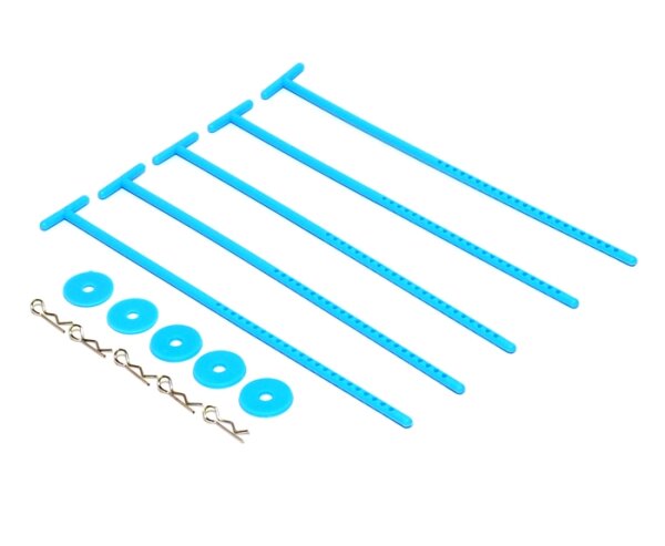 Team Raffee & Co Tire Holder Tools For 1/10 & 1/8 Rc (5Pcs) Blue for Miscellaneous  All BRHY00152B