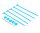 Team Raffee & Co Tire Holder Tools For 1/10 & 1/8 Rc (5Pcs) Blue for Miscellaneous  All BRHY00152B
