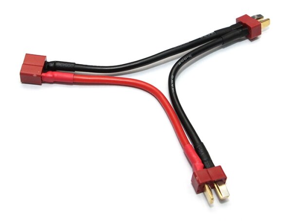 Team Raffee & Co Deans 2S Battery Harness For 2Packs In Series 14AWG - WRA0100
