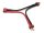 Team Raffee & Co Deans 2S Battery Harness For 2Packs In Series 14AWG - WRA0100