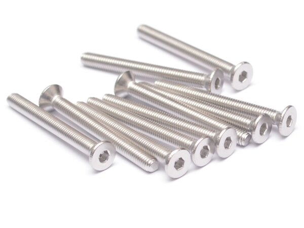 Team Raffee & Co 304 Stainless Steel M3x30mm Hex Socket Flat Head (10) TRC/S053030FH