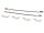 Team Raffee & Co 1/10 Car Body Clip with 80mm Cable (4) Black TRC/HY00006BK