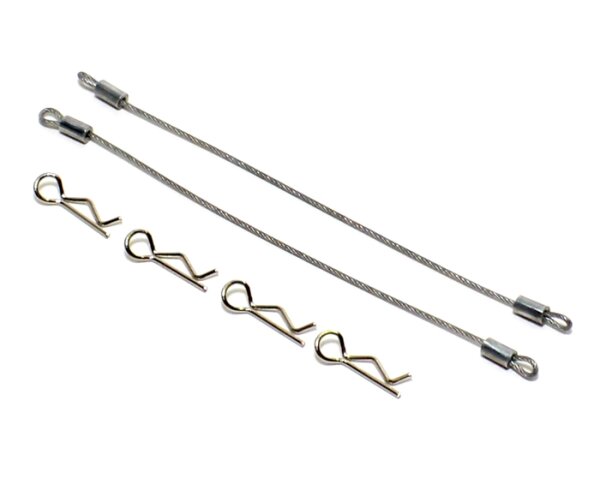 Team Raffee & Co 110MM Body Clip Retainer(2) W/ 4 Body Clips For 1/10 Car Gun Metal for Miscellaneous  All BRHY00414GM
