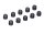 Team Raffee & Co M3X3MM Set Screws (10) Black BRSA1803
