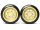 Team Raffee & Co Classic Fake Tire Wall Wheel Set (2Pcs) Gold For 1/10 RC Car (3mm Offset) BRTR-5035G.3