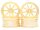 Team Raffee & Co 9-Spoke Wheel Set (4pcs) Rainbow Pearl For 1/10 RC Car BRTR-RIM-G1