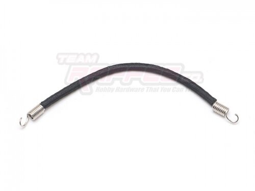 Team Raffee & Co 1/10 Scale Accessories Bungee Cord 10cm Black BRSCAC261BK