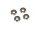 Team Raffee & Co Aluminum Round Washers Screw Cups Titanium TRC/HY00323TIT