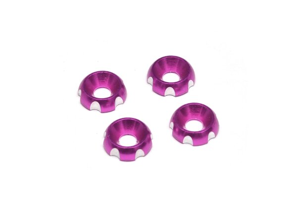 Team Raffee & Co Aluminum Round Washers Screw Cups Pink TRC/HY00323PK