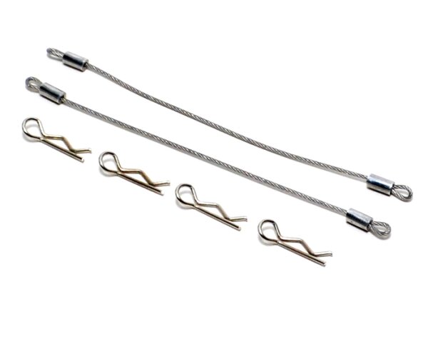 Team Raffee & Co 100MM Body Clip Retainer(2) W/ 4 Body Clips For 1/10 Car Gun Metal for Miscellaneous  All BRHY00007GM