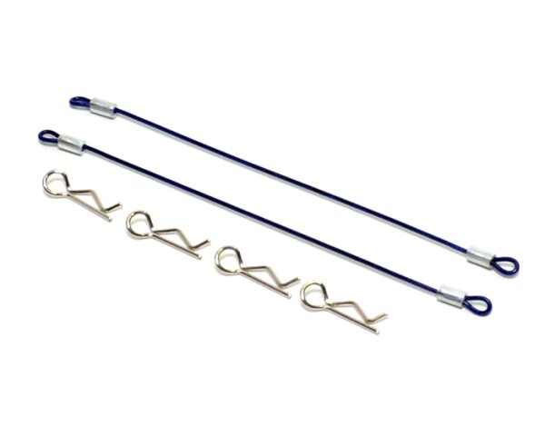 Team Raffee & Co 110MM Body Clip Retainer(2) W/ 4 Body Clips For 1/10 Car Blue for Miscellaneous  All BRHY00414B
