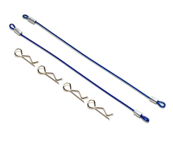 Team Raffee & Co 120MM Body Clip Retainer(2) W/ 4 Body Clips For 1/10 Car Blue for Miscellaneous  All BRHY00415B