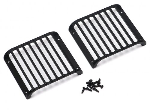 Team Raffee & Co Headlight Grille for TRX4 Land Rover 1 Pair for Traxxas TRX-4 TRC/302449