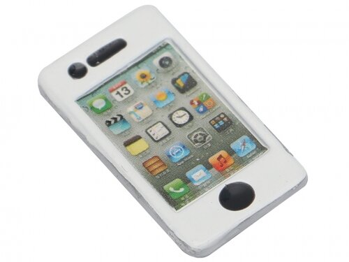 Team Raffee & Co Scale Accessories IPHONE A White BRSCAC131W
