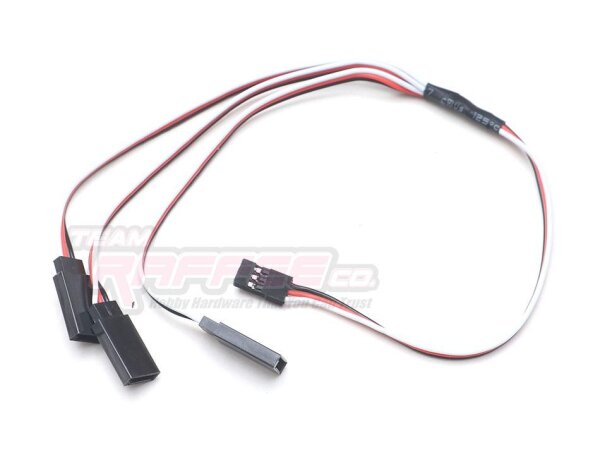 Team Raffee & Co Receiver Cable Wire 30cm w/ 3-Way Auxiliary Output WRA0110-30