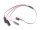 Team Raffee & Co Receiver Cable Wire 30cm w/ 3-Way Auxiliary Output WRA0110-30