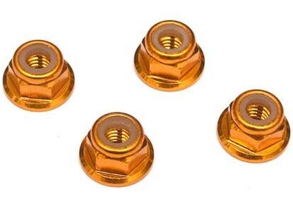 Team Raffee & Co 4MM Aluminum Locknut Gold BRHY00366GD