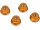Team Raffee & Co 4MM Aluminum Locknut Gold BRHY00366GD