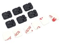Team Raffee & Co Rubber Door Hinge for TRX4 (6) Black...