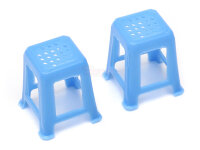 Team Raffee & Co Scale Accessories - Stool (2) Blue...