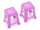 Team Raffee & Co Scale Accessories - Stool (2) Purple BRSCAC307P