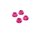 Team Raffee & Co Realistic Aluminum Serrated Wheel Locknut (4 pcs) Pink for Miscellaneous  All BRHY00419PK