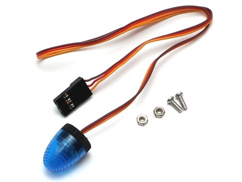 Team Raffee & Co Oval 360 Degree Rotation Flash LED Police Light Large Blue TRC/302431LB